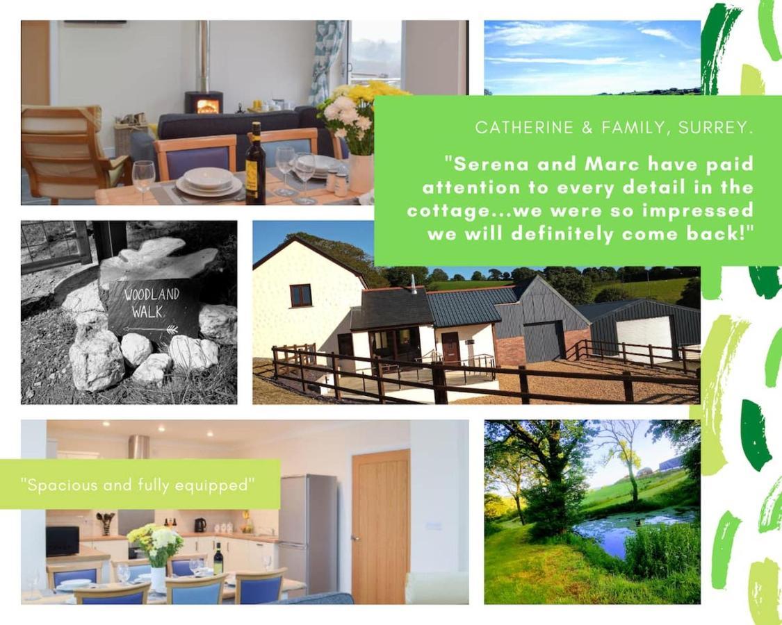 Luxury Cottage With Private Indoor Hot Tub+Woodlands Llanfyrnach Esterno foto