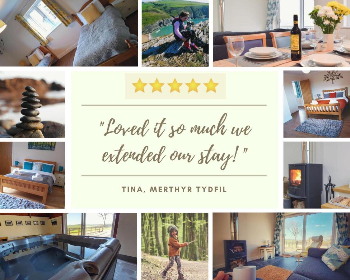 Luxury Cottage With Private Indoor Hot Tub+Woodlands Llanfyrnach Esterno foto